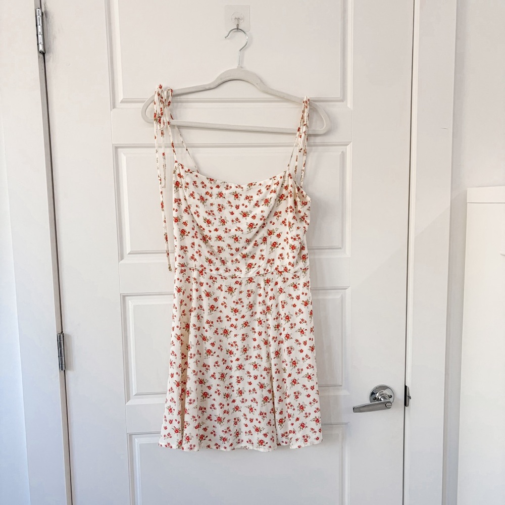 Reformation Bisque Floral Dress Colette - Picture 4 of 8